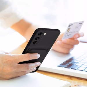 Suojakuori Samsung A35 5G:lle Card Case musta