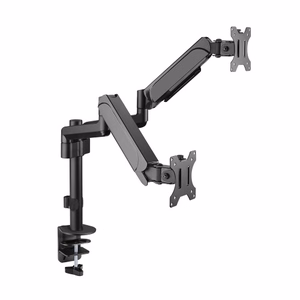 Dual 17"-32" Monitor Spring-Assisted Arm Mount