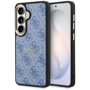 Guess suojakuori 4G Embossed Ring MagSafe Samsung Galaxy S26:lle sininen