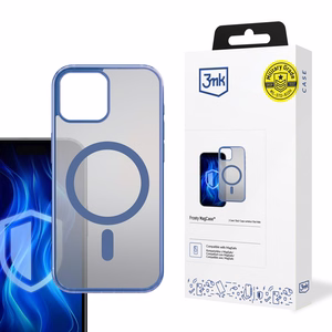 3mk Frosty MagCase sininen Suojakuori Apple iPhone 15 Plus:lle - sininen