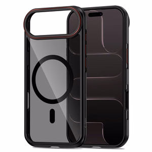 Tech-Protect MagHybrid MagSafe Case for iPhone Air - Black and Red