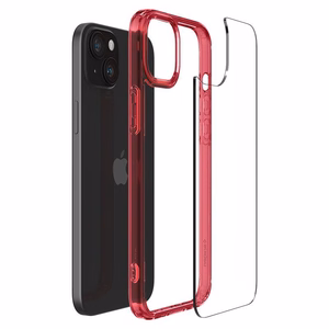 Spigen Ultra Hybrid iPhone 15 Plus Suojakuori - Punainen