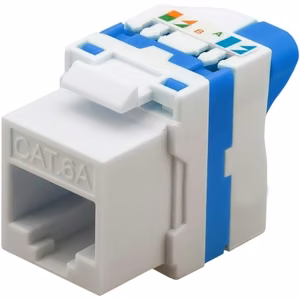 Techly CAT 6a KeyStone RJ45 liitin UTP suojaamaton työkaluton IWP-MD C6A/UROTT