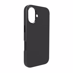 Puro Icon Mag Pro nestesilikoninen Suojakuori iPhone 17:lle, MagSafe -yhteensopiva, kamerasuojauksella ja alumiinipainikkeilla - musta