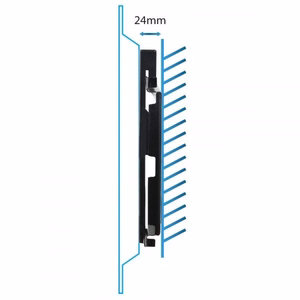 Esperanza PERSES 127 cm (50 tuumaa), musta