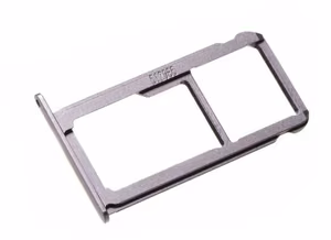 SIM card holder Huawei P9 (Dual) Titanium grey original (service pack)
