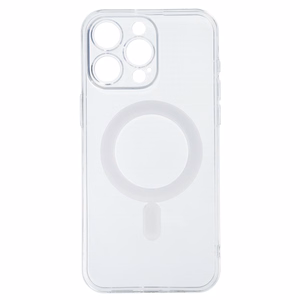 TEL PROTECT MagSilicone Suojakuori iPhone 15 Pro Max:lle läpinäkyvä