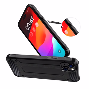 iPhone 15 Hybrid Armor Suojakuori - sininen