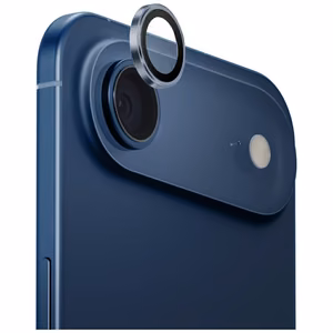 Uniq Optix alumiininen kameranlinssiensuoja iPhone Air -puhelimelle sovittimella - sininen
