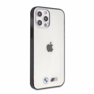 BMW Sandblast kotelo iPhone 12 Pro Max - läpinäkyvä - läpinäkyvä