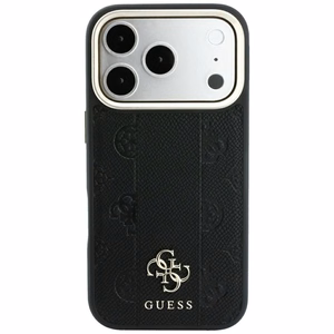 Kotelo mallille IPHONE 18 Pro/17 Pro MagSafe-yhteensopiva (Stripe Peony 4G Logo) (väri: musta)