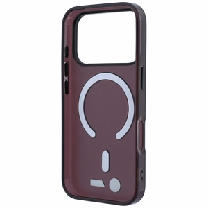 BMW M IML Frosted Metal Logo & Trims MagSafe suojakuori mallille iPhone 17 Pro / 18 Pro – viininpunainen