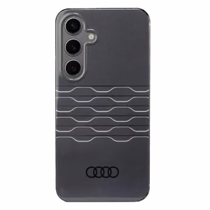 Audi IML Geometric Pattern Suojakuori S24 S921 Musta/Musta Kova Suojakuori AU-IMLS24-A6/D3-BK