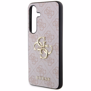 Guess 4G Big Metal Logo Case for Samsung Galaxy S24 - Pink