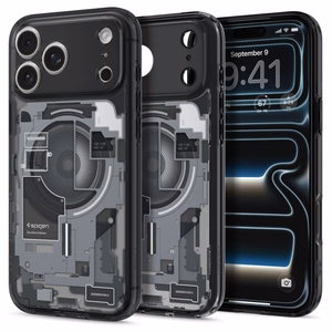 Spigen Ultra Hybrid MagSafe Zero One -suojakuori iPhone 18 Pro / 17 Pro -malleille, musta