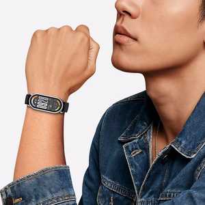Tech-Protect Iconband Classic Xiaomi Smart Band 8/9/10/NFC musta