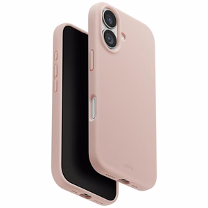 Uniq Lino Magclick Charging Suojakuori iPhone 17:lle - vaaleanpunainen