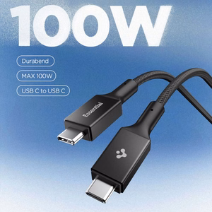 Spigen EB10010CC 100W 100 cm Kaapeli - Musta