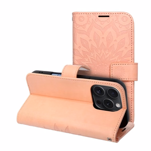 MEZZO kirjakotelo IPHONE 16 Prolle mandala persikka