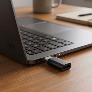 Adapteri Micro USB - Type C Blue Star - musta