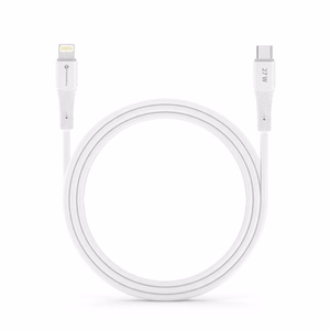 Kaapeli USB C - Lightning Forcell F-Energy PD 3A 27W Silikoninen 1 m C346 valkoinen