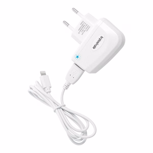 Phone charger Blue Star Lite USB A 1A 5W + cable USB A to Lightning TFK-TC-1095B white