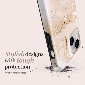 MIO Gold Marble Magsafe suojakuori iPhone 13/14/15
