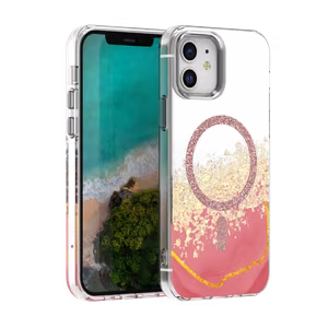 Epoxy Mag suojakuori iPhone 12 / 12 Pro 6,1" vaaleanpunainen