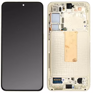 LCD screen Samsung S916 S23+ 5G with touch screen and frame Cream original (service pack)