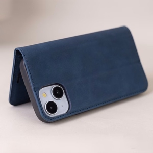 Smart Suede -kuori Samsung Galaxy A56 5G (A566) -puhelimelle, sininen