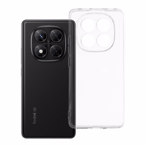 Läpinäkyvä 2 mm Suojakuori Xiaomi Redmi Note 14 PRO 5G / 14 PRO PLUS 5G:lle (kameransuoja)