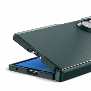 Spigen Tough Armor Pro MagFit MagSafe -suojakuori mallille Samsung Galaxy Z Fold 8 Ultra – tummanvihreä