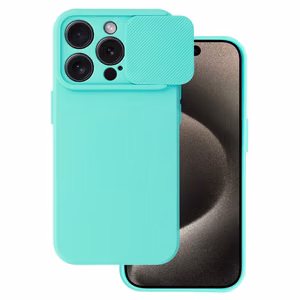 Camshield Soft Suojakuori iPhone 15 Pro Max:lle - minttu