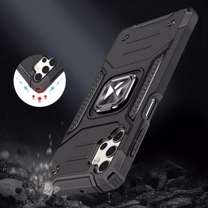 Wozinsky Ring Armor panssaroitu hybridi asia kansi + magneettikiinnike Samsung Galaxy A73 kultaa