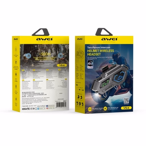 Bluetooth handsfree for helmet Awei VS-6 black