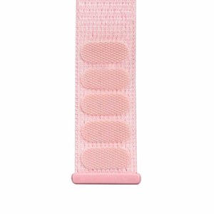 Crong Nylon -nailoninen urheiluranneke Apple Watch 38/40/41/42 mm:lle, puuteriroosa