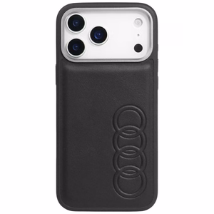 Audi TT keinonahkainen MagSafe-suojakuori iPhone 17 Pro Max - musta