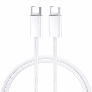 BWOO kaapeli USB-C - USB-C 1m 60W iPhone 15 BO-X284 valkoinen