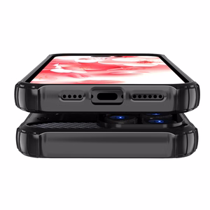 Hybrid Armor Suojakuori iPhone 16 Pro:lle - Musta