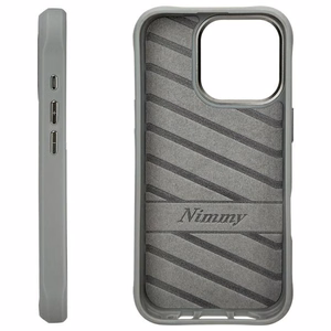 Nimmy Glasses Cool Cat Suojakuori iPhone 16 Pro:lle - harmaa