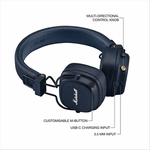 Wireless headphones Marshall Major V On-Ear Bluetooth midnight blue