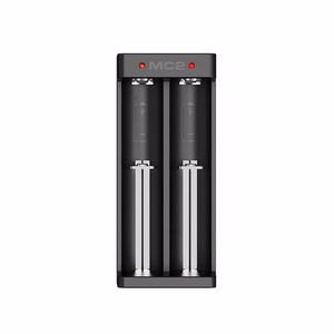 Li-ion 18650 -akkulaturi USB-C-liitännällä, 2 paikkaa