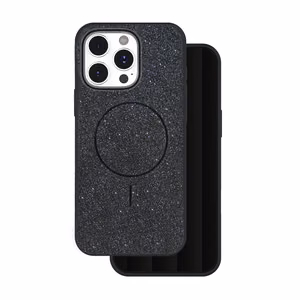 Kiiltävä ohut magneettinen suojakuori iPhone 14 Pro 6,1" musta