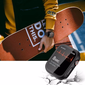 Tech-Protect Defense360 Karkaistu lasi Suojakuori Apple Watch 10:lle (46mm) - Musta