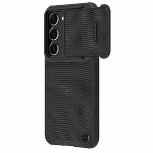Nillkin Textured S suojakuori Samsung Galaxy S23+:lle panssaroitu kuori kameransuojalla musta
