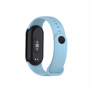 SILIKONIHIHNA MI BAND 8/M8 (9). VAALEANSININEN