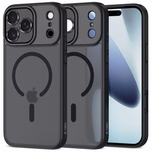 Tech-Protect MagCam MagSafe Suojakuori iPhone 17 Pro:lle - Matta Musta