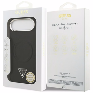Guess Triangle Logo MagSafe Suojakuori iPhone Air:lle - Musta