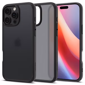 Spigen Ultra Hybrid Suojakuori iPhone 16 Pro Max 6,9 - huurrettu musta