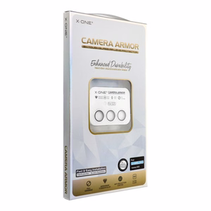 X-ONE Sapphire Camera Armor - Samsung Galaxy S25:lle - hopeinen